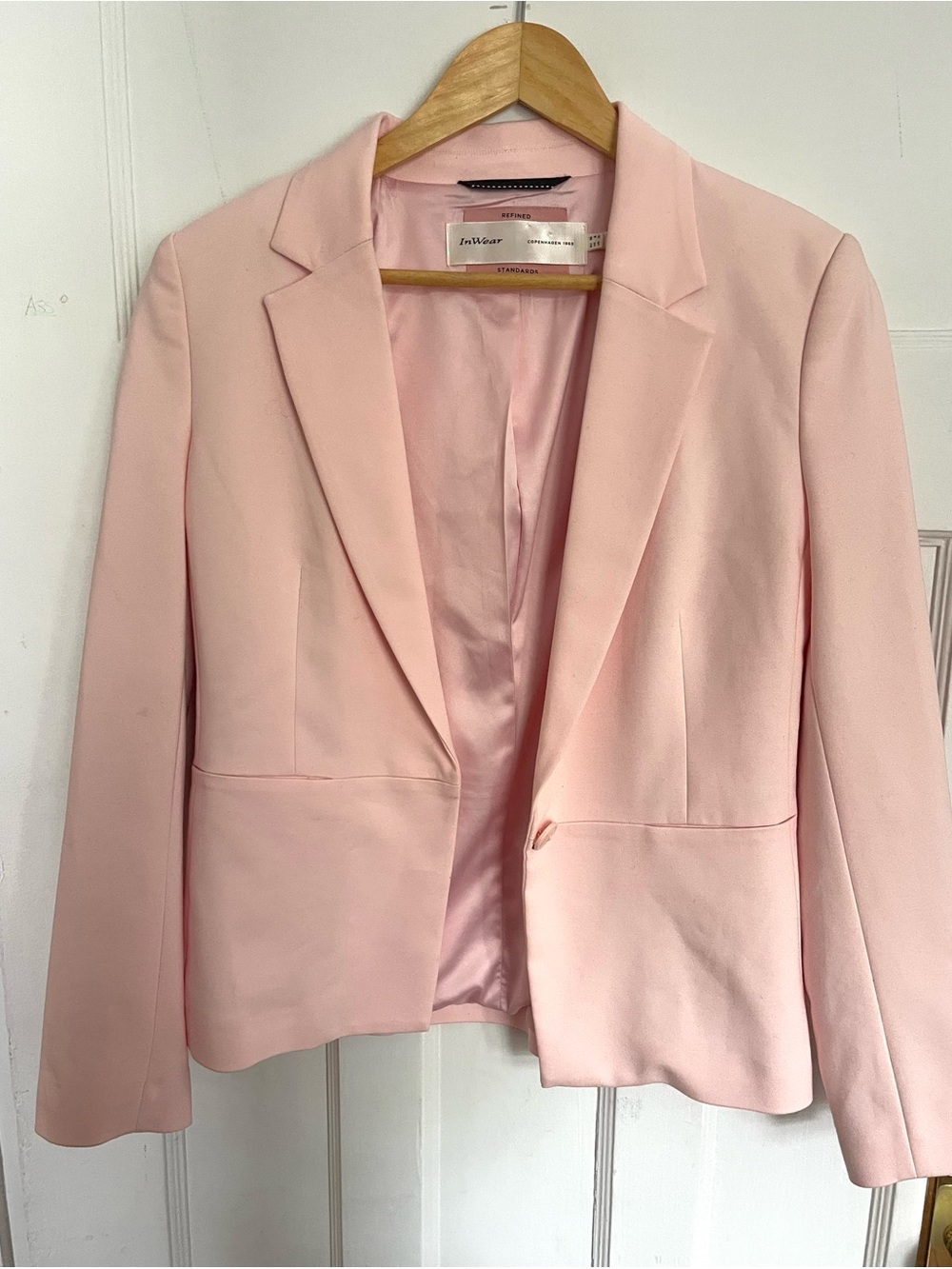 InWear 1969 Light Pink Single-Button Tailored Blazer - Picture 10 of 10